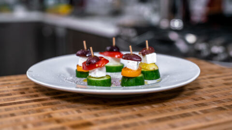 mediterranean salad skewers