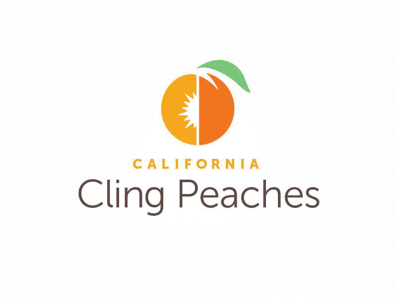 California Canned Cling Peaches Logo