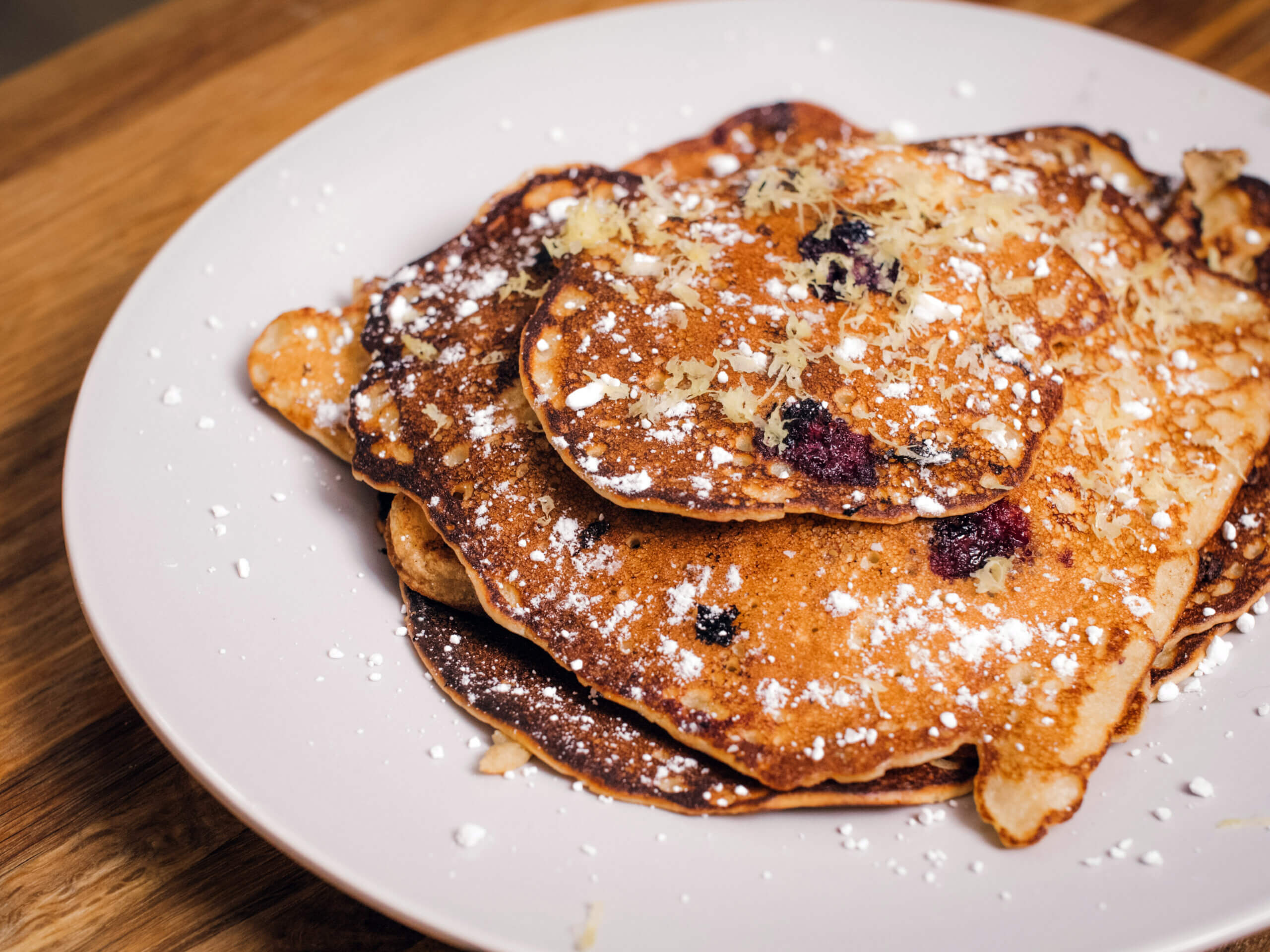 Side Shot, Blueberry Lemon Pancakes #2